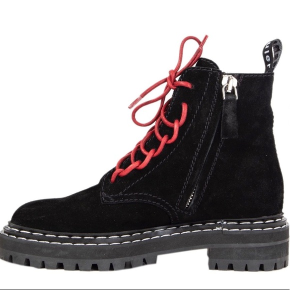 Proenza Schouler black combat boots - Picture 3 of 6